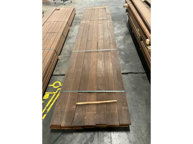 Kebony radiata vlonderdelen glad 22x142 mm (31x) - afbeelding 5 van  6