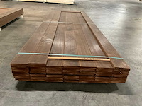 Kebony radiata vlonderdelen glad 22x142 mm (52x) - afbeelding 2 van  6