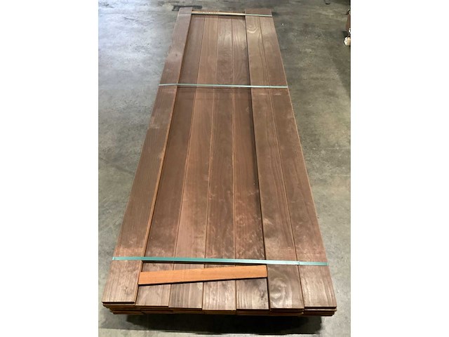 Kebony radiata vlonderdelen glad 22x142 mm (52x) - afbeelding 5 van  6