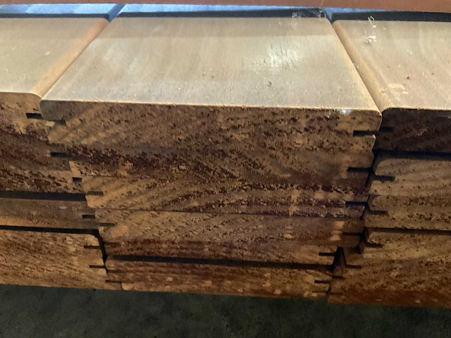 Kebony radiata vlonderdelen glad 22x142 mm (52x) - afbeelding 6 van  6