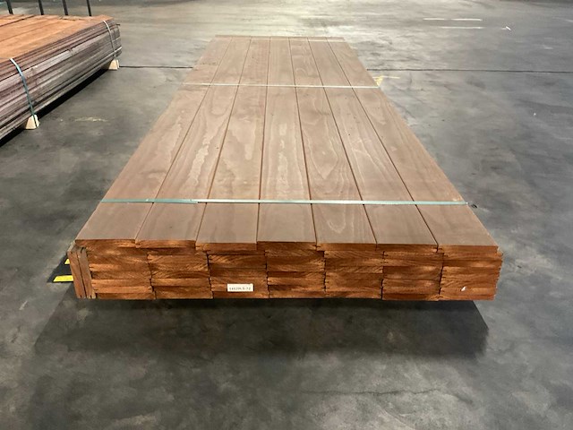 Kebony radiata vlonderdelen glad 22x142 mm (58x) - afbeelding 4 van  6