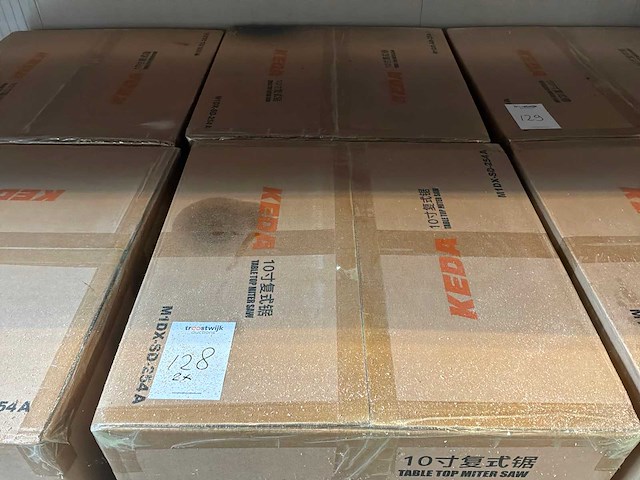 Keda m1dx-254a afkort / tafelzaag machine (2x) - afbeelding 3 van  11