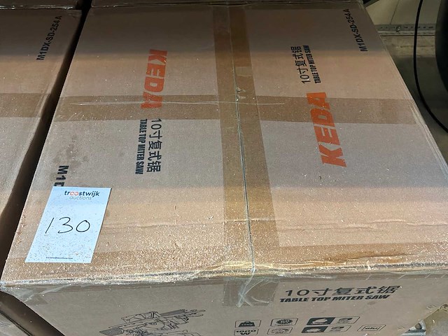Keda m1dx-254a afkort / tafelzaag machine - afbeelding 3 van  11