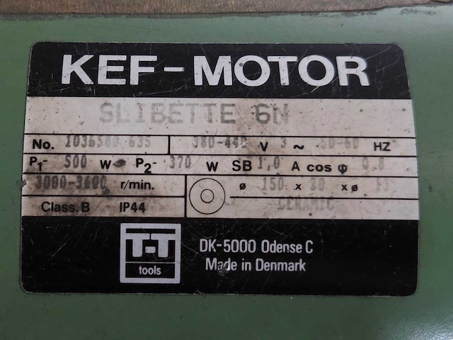 Kef - slibette 6n - slijpsteenmachine - afbeelding 3 van  5