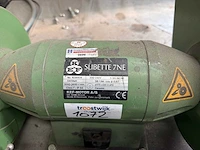 Kef professionele dubbele bankslijpmachine 560 w – ø175 mm - afbeelding 3 van  6