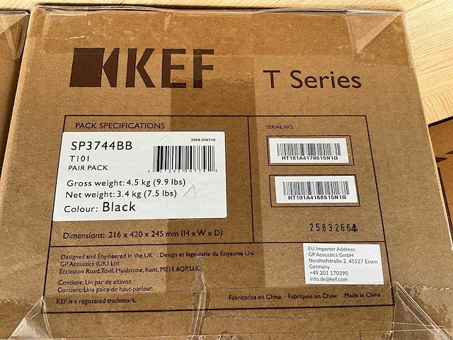 Kef t101 luidspreker (2x) - afbeelding 4 van  4