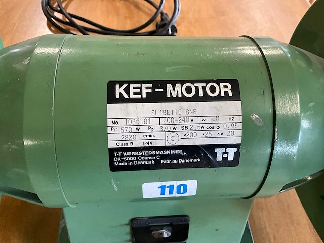 Kef werkbankslijpmachine - afbeelding 4 van  6