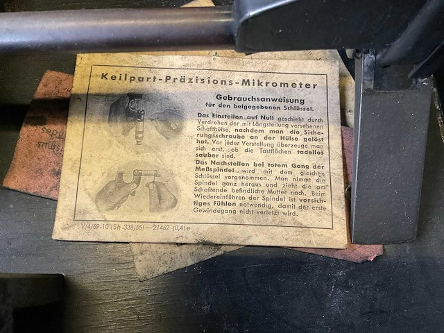 Keilpart-präzisions cilinder micrometer - afbeelding 2 van  4