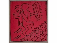 Keith haring - gouache - 50 x 41