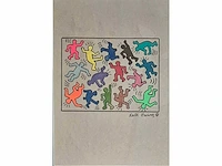 Keith haring - gouache - 50 x 41