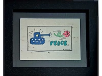 Keith haring - gouache - - afbeelding 2 van  5