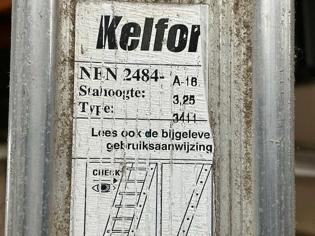 Kelfort 3411 ladder - afbeelding 3 van  3