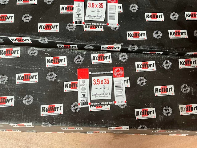 Kelfort 3.9x35 gipsplaat bandschroeven (3000x) - afbeelding 2 van  2