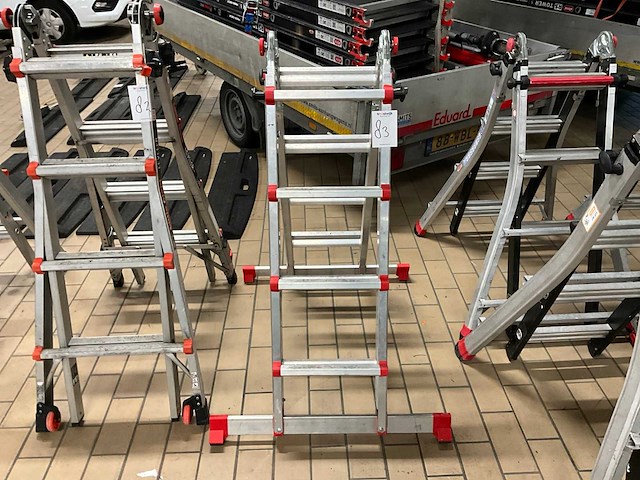 Kelfort 4x4 vouwladder - afbeelding 4 van  5