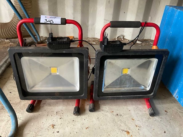 Kelfort bouwlamp, accu (2x) - afbeelding 1 van  1