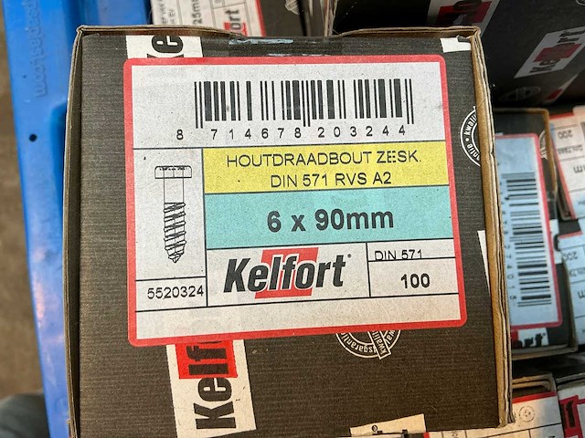 Kelfort houtdraadbout en metaalschroef - afbeelding 4 van  6