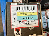 Kelfort houtdraadbout en metaalschroef - afbeelding 4 van  6