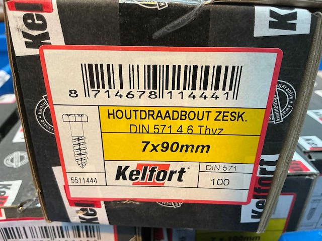 Kelfort houtdraadbout en metaalschroef - afbeelding 3 van  5