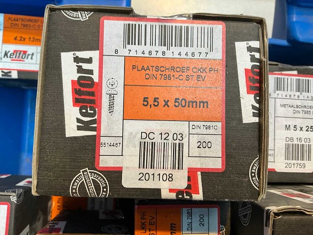 Kelfort spaanplaatschroef en metaalschroef - afbeelding 3 van  7