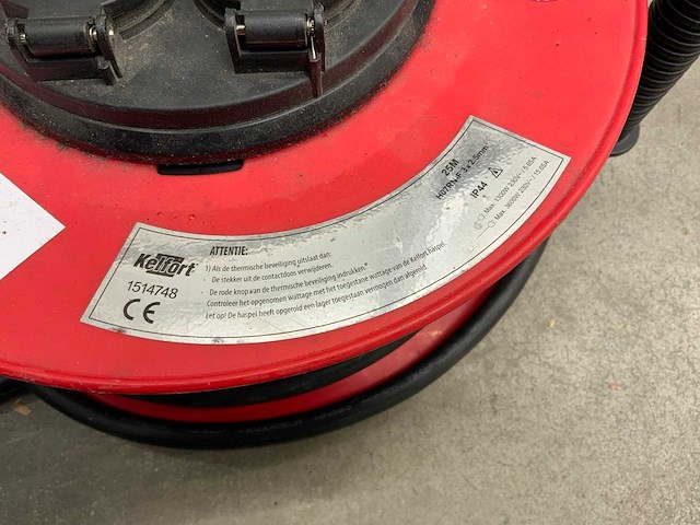 Kelfort verleng kabelhaspel (2x) - afbeelding 2 van  3