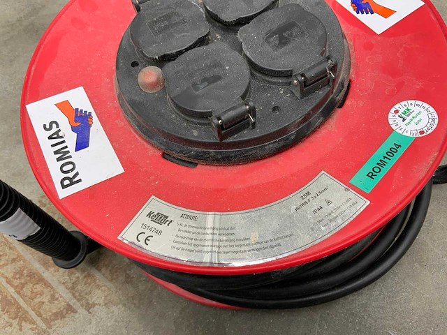 Kelfort verleng kabelhaspel (2x) - afbeelding 3 van  3