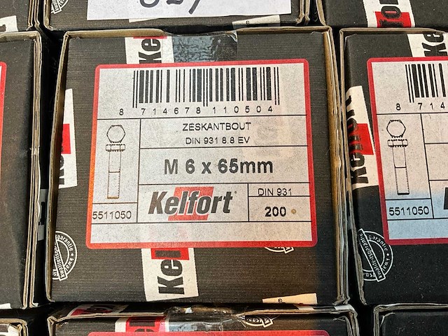 Kelfort zeskantbout à 200 stuks (20x) - afbeelding 3 van  3