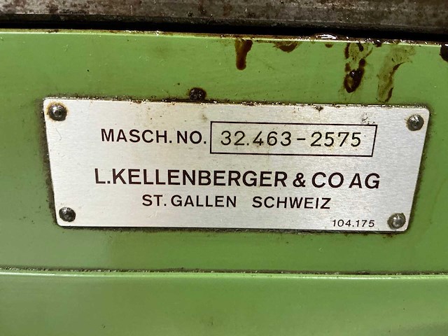 Kellenberger 1000-175 coördinatenslijpmachine - afbeelding 3 van  6