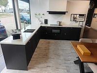 Keller lexington beits bruin eiken verticaal - showroom keuken