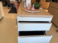 Keller maine/evia wit mat/beits natuur - showroom keuken - afbeelding 4 van  14