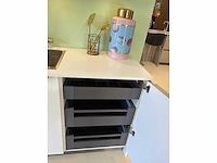 Keller maine/evia wit mat/beits natuur - showroom keuken - afbeelding 1 van  14