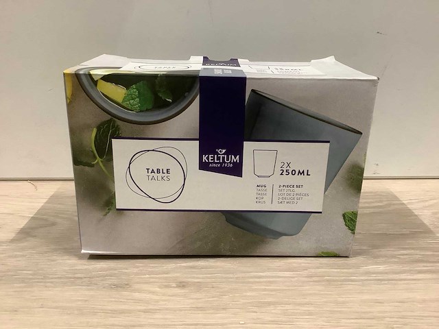 Keltum keramische mokken (2 stuks) 250 ml (24x) - afbeelding 2 van  4