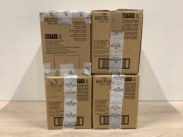 Keltum keramische mokken (2 stuks) 250 ml (24x) - afbeelding 4 van  4