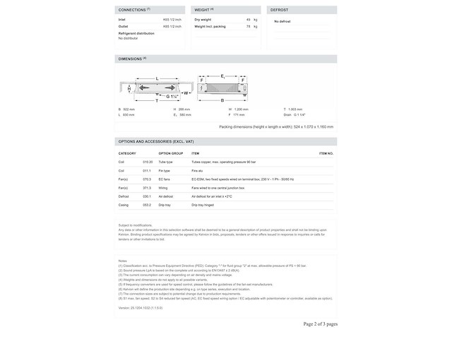 Kelvion kdc 351-6bn plafondkoeler cx90 - afbeelding 7 van  7