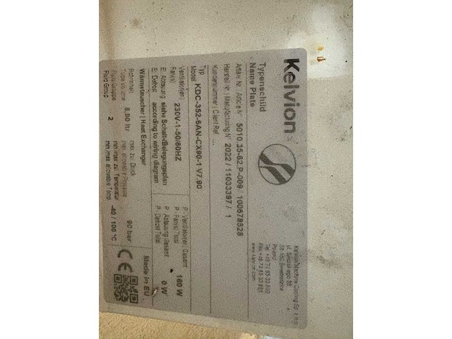 Kelvion kdc 352-6an plafondkoeler cx90 - afbeelding 8 van  10