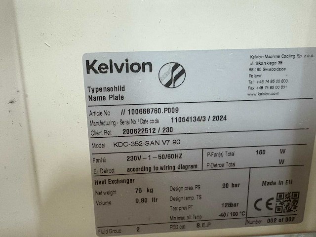 Kelvion kdc 352-san plafondkoeler cx90 - afbeelding 6 van  11