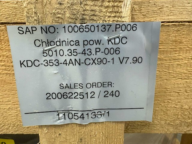 Kelvion kdc 353-4an plafondkoeler cx90 - afbeelding 8 van  10