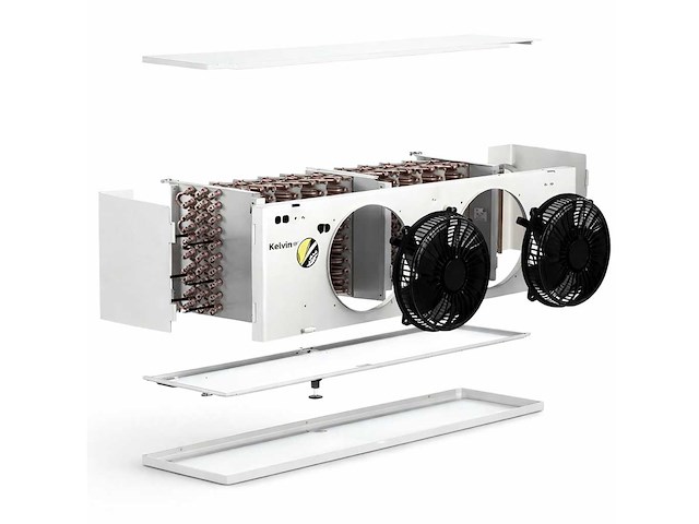 Kelvion ksc 302-6bn co2-90b enkelzijdige uitblazende luchtkoeler - afbeelding 5 van  12
