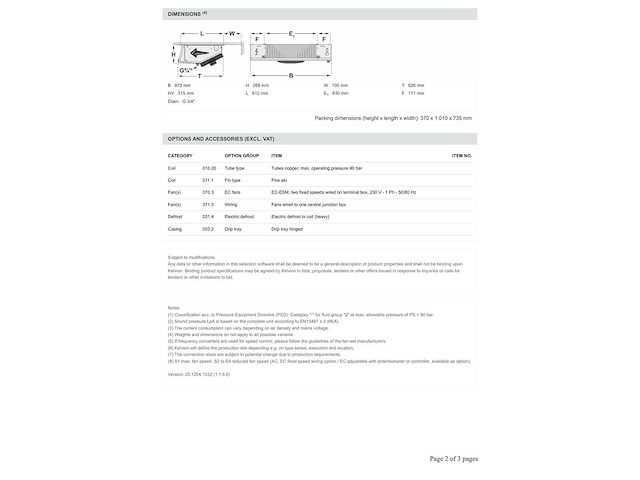 Kelvion mcc 301-4be cx90 laag profiel luchtkoeler - afbeelding 10 van  10
