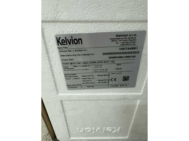 Kelvion mcc 301-sbe plafondkoeler cx90 - afbeelding 5 van  9