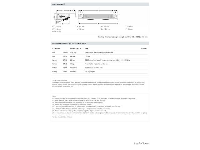 Kelvion mcc 302-4bn plafondkoeler cx90 - afbeelding 9 van  9