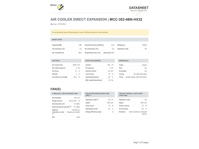 Kelvion mcc 303-4bn verdamper hx32-1 - afbeelding 8 van  9