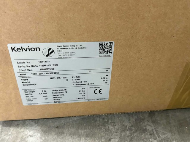 Kelvion tec 2-5 plafondkoeler - afbeelding 6 van  8