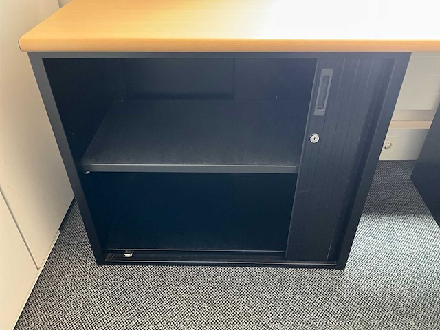 Kembo - bureau (200x100 cm) met archiefkast (200x50x75 cm) - afbeelding 3 van  5