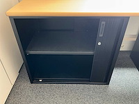 Kembo - bureau (200x100 cm) met archiefkast (200x50x75 cm) - afbeelding 3 van  5