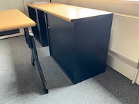 Kembo - bureau (200x100 cm) met archiefkast (200x50x75 cm) - afbeelding 5 van  5