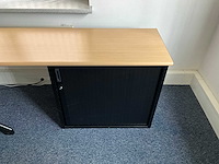 Kembo - bureaus (2x) 160x80 cm met archiefkast (2x) 200x50x75 cm - afbeelding 3 van  14
