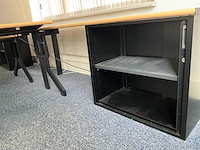 Kembo - bureaus (2x) 160x80 cm met archiefkast (2x) 200x50x75 cm - afbeelding 6 van  14
