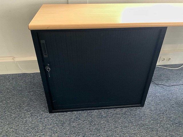 Kembo - bureaus (2x) 160x80 cm met archiefkast (2x) 200x50x75 cm - afbeelding 9 van  14