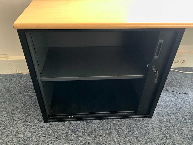 Kembo - bureaus (2x) 160x80 cm met archiefkast (2x) 200x50x75 cm - afbeelding 10 van  14