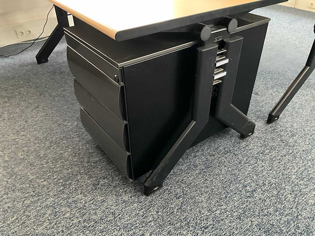 Kembo - bureaus (2x) 160x80 cm met archiefkast (2x) 200x50x75 cm - afbeelding 12 van  14